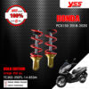 YSS โช๊คแก๊ส G-PLUS / Gold Edition โฉมใหม่ล่าสุด ใช้อัพเกรดสำหรับ Honda PCX150 2018-2020【 TC302-350TL-14-853M 】สปริงแดง [ โช๊คมอเตอร์ไซค์ YSS แท้ ประกันโรงงาน 6 เดือน ]
