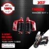 YSS โช๊คแก๊ส G-SPORT RED SERIES ใช้อัพเกรดสำหรับ YAMAHA XMAX300 ปี 2017 ขึ้นไป แถมฟรี สปริง Heavy Duty 【 TG302-350TR-12-885D 】 สปริงดำ [ โช๊ค YSS แท้ ประกันโรงงาน 1 ปี ]