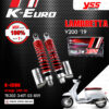 YSS โช๊คแก๊ส K-Euro / ECO LINE ใช้อัพเกรดสำหรับ LAMBRETTA V200 ปี 2019 【 TK302-340T-03-859 】 โช๊คคู่ สปริงแดง [ โช๊ค YSS แท้ ประกันโรงงาน 1 ปี ]