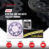 JOMTHAI ชุดเปลี่ยนโซ่-สเตอร์ Pro Series โซ่ ZX-ring (ZSMX) สีเหล็กติดรถ และ สเตอร์สีดำ KTM 250 EXC Six Days / 250 EXC Enduro [13/50]