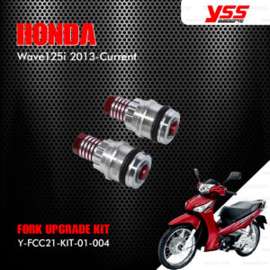 YSS ชุดโช๊คหน้า FORK UPGRADE KIT อัพเกรด Honda Wave125i 2013-2020 【 Y-FCC21-KIT-01-004 】