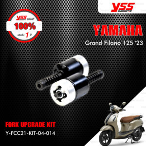 YSS ชุดโช๊คหน้า FORK UPGRADE KIT อัพเกรด Yamaha Grand Filano【 Y-FCC21-KIT-04-014 】