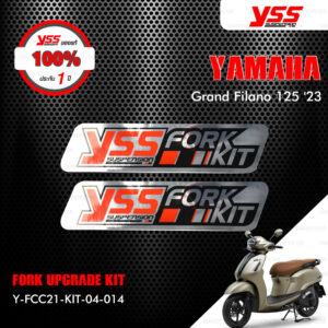 YSS ชุดโช๊คหน้า FORK UPGRADE KIT อัพเกรด Yamaha Grand Filano【 Y-FCC21-KIT-04-014 】
