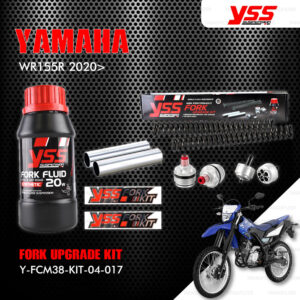 YSS ชุดโช๊คหน้า FORK UPGRADE KIT อัพเกรด Yamaha WR155 R ปี 2020 ขึ้นไป 【 Y-FCM38-KIT-04-017 】