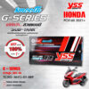 YSS โช๊คแก๊ส G-PLUS ใช้อัพเกรดสำหรับ HONDA PCX160 ปี 2021 【 TC302-365TJ-02-889 】 โช๊คคู่ สปริงดำ/กระบอกเงิน [ โช๊ค YSS แท้ ประกันโรงงาน 1 ปี ]