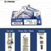 หัวเทียน NGK TR8IX ขั้ว Iridium ใช้สำหรับ Ford Escape , Ford Focus (1 หัว) - Made in Japan
