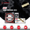 ชุดเปลี่ยนโซ่-สเตอร์ Pro Series โซ่ RK 520-KRX RX-Ring สีทอง และ สเตอร์ JOMTHAI สีดำ Honda CBR250RR (2019) [14/41]