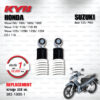 KYB โช๊คน้ำมัน ตรงรุ่น Honda Wave100 Wave110 Wave110i Wave0125i Wave125 R / S /X / CZ-I 110 Suzuki Best【 SR2-1000-1 】 สปริงขาว [ โช๊ค KYB แท้ ประกันโรงงาน 1 ปี ]