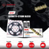ชุดเปลี่ยนโซ่-สเตอร์ Pro Series โซ่ RK 525-KRX สีทอง(Full Gold) และ สเตอร์ JOMTHAI สีดำ สำหรับ Suzuki รุ่น DL650 V-Strom [15/47]