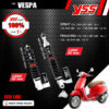 YSS ชุดโช๊คแก๊สหน้าและหลัง ECO LINE สปริงดำ (รุ่น LOAD เตี้ยลง) ใช้สำหรับ Vespa [ SPRINT 125,150 i-GET ABS ปี 2016 ขึ้นไป / 150 3VIE ABS ปี 2014-2015 ] , [ PRIMAVERA 125,150 i-GET ABS ปี 2016 ขึ้นไป / 125,150 3VIE ABS ปี 2013-2017 ]【VK302-205T-03-888】【OK302-380T-03-888】[ โช๊ค YSS แท้ 100% พร้อมประกันศูนย์ 1 ปี ]