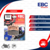 EBC ผ้าเบรกหน้า รุ่น Sintered HH ใช้สำหรับรถ C400 X / G310 R / G310 GS / Duke200 '12-'15 / Duke390 '13-'20 [F] [ FA606HH ]