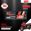 YSS โช๊คแก๊ส G-PLUS อัพเกรด HONDA CLICK160 ปี 2022【 OC302-340T-05-888 】 โช๊คเดี่ยวหลัง สปริงดำ/กระบอกดำ [ โช๊ค YSS แท้ ประกันโรงงาน 1 ปี ]