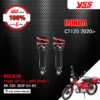 YSS โช๊ค DTG อัพเกรด Honda CT125 ปี 2020 ขึ้นไป【 RB220-385P-04-85 】 โช๊คคู่หลัง สปริงแดง ( สูงขึ้น 20mm ) [ โช๊ค YSS แท้ ประกันโรงงาน 1 ปี ]