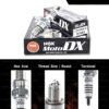 NGK หัวเทียน MotoDX ขั้ว Ruthenium【 CR7HDX-S 】ใช้สำหรับ Fino / Mio / Fresh / Nouvo / KLX125 / KLX140 / KLX150 (1 หัว) – Made in Japan