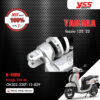 YSS โช๊คแก๊ส K-EURO อัพเกรด Yamaha Fazzio 125 ปี 2022【 OK302-320T-12-829 】 โช๊คเดี่ยวหลัง สปริงขาว [ โช๊ค YSS แท้ ประกันโรงงาน 1 ปี ]