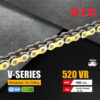 D.I.D โซ่ดี.ไอ.ดี รุ่น V-SERIES 520 VR มี O-RING สีทอง [ DID 520 VR ]