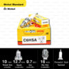 หัวเทียน NGK รุ่น NICKEL STANDARD ขั้ว NICKEL【 C6HSA 】