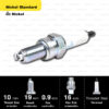 หัวเทียน NGK รุ่น NICKEL STANDARD ขั้ว NICKEL【 CPR6EA-9 】 Honda Wave110i,125,125i / PCX / Nice125 / Dream100i,110i,125 / C125 / CT125 / CZ-i 110 / Monkey / MSX125,125SF