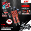 YSS โช๊คแก๊ส G-SIX อัพเกรด Honda PCX150 ปี 2018 ขึ้นไป【 TC302-350T-07-858E 】 โช๊คคู่ สปริงแดง/กระบอกดำ [ โช๊ค YSS แท้ ประกันโรงงาน 1 ปี ]