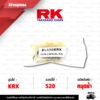 RK CHAIN ข้อต่อโซ่ มอเตอร์ไซค์ เบอร์ 520 รุ่น KRX สีดำหมุดทอง ข้อต่อ หมุดย้ำ [ 1 ชิ้น ]