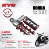 KYB โช๊คแก๊ส รุ่น K-Alpha อัพเกรด Honda Wave110i ‘09-’20 / Wave125i ‘12-’20【 RG2-1000-2 】 โช๊คคู่หลัง สปริงแดง (ปรับความสูงและปรับสปริงได้) [ โช๊ค KYB แท้ ประกันโรงงาน 1 ปี ]