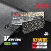 D.I.D โซ่ดี.ไอ.ดี รุ่น V-SERIES 525 VDS สีดำหมุดทอง มี O-RING [ DID 525 VDS ]