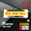 D.I.D โซ่ดี.ไอ.ดี รุ่น V-SERIES 525 VDS สีดำหมุดทอง มี O-RING [ DID 525 VDS ]