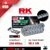 RK TAKASAGO CHAIN โซ่มอเตอร์ไซค์ [ รุ่น 525KRX ] RX-Ring ขนาด 525-120 ข้อ ข้อต่อหมุดย้ำ สีเหล็ก [525 KRX STANDARD]