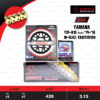 JOMTHAI ชุดเปลี่ยนโซ่-สเตอร์ Pro Series โซ่ X-ring (ASMX) สีทอง-ทอง และ สเตอร์หลังสีดำ ใช้สำหรับ Yamaha รุ่น YZF-R15 ตัวเก่า, M-Slaz และ Exciter150 [15/47]