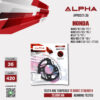 ALPHA SPROCKET สเตอร์หลัง 36 ฟัน (420) สีดำ ใช้สำหรับมอเตอร์ไซค์ Honda Wave110i ('08-'20) / Wave125i ('05-'15) / MSX ('13-'17) / New MSX ('18-'19) / New Grom ('20-'21) [ APR0521.36 ]