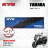 KYB โช๊คน้ำมัน ตรงรุ่น เปลี่ยน Yamaha XMAX 300 XMAX300 '17>【 SD2-1000-1 】โช๊คคู่หลัง/สปริงขาว [ โช๊ค KYB แท้ ประกันโรงงาน 1 ปี ]