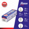 [BKR5EIX-P] หัวเทียน NGK Iridium Max ใช้สำหรับ Nissan Sunny, Sunny Neo, Pulsar [ จำนวน 1 หัว ]