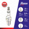 [BKR5EIX-P] หัวเทียน NGK Iridium Max ใช้สำหรับ Nissan Sunny, Sunny Neo, Pulsar [ จำนวน 1 หัว ]