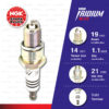 [BPR6EIX-11P] หัวเทียน NGK Iridium Max ใช้สำหรับ Toyota Hyundai Excel '94-'00, Toyota Corolla '92, Hyundai Sonata '91-'01 [ จำนวน 1 หัว ]