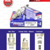 [BPR6EIX-11P] หัวเทียน NGK Iridium Max ใช้สำหรับ Toyota Hyundai Excel '94-'00, Toyota Corolla '92, Hyundai Sonata '91-'01 [ จำนวน 1 หัว ]