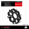 JOMTHAI Carrier สีดำ ใช้สำหรับ Ducati 939 Super Sport '17-'20 / 1098 / 1198 '09-'11 / 1198 Diavel '11-'18 / 1200 Multistrada '10-'17 / 1260 Multistrada '18-'22 [ ไม่รวมฟันสเตอร์ ]