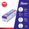 [LFR5AIX-11P] หัวเทียน NGK Iridium Max ใช้สำหรับ Nissan Cube '03-'09, Teana J31 , Navara D40T D40TT / Mitsubishi Xpander (1 หัว)