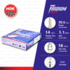 [LFR5AIX-11P] หัวเทียน NGK Iridium Max ใช้สำหรับ Nissan Cube '03-'09, Teana J31 , Navara D40T D40TT / Mitsubishi Xpander (1 หัว)