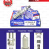 [LFR6AIX-P] หัวเทียน NGK Iridium Max ใช้สำหรับ Toyota Fortuner, Vigo, Commuter 2TRFE, Innova 1TRFE (1 หัว)