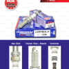 [ LKR7BIX-P ] หัวเทียน NGK Iridium Max ใช้สำหรับ Honda Accord K24Z2 , Civic FB , FC 1.8, FK 1.8, HR-V, Accord G9 2.0 *ระยะเขี้ยวน้อยกว่าของเดิมติดรถ (1 หัว)