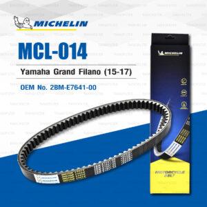 MICHELIN สายพานสำหรับสกู๊ตเตอร์ Yamaha Grand Filano (15-17) [ MCL-014 ] ใช้แทน 2BM-E7641-00