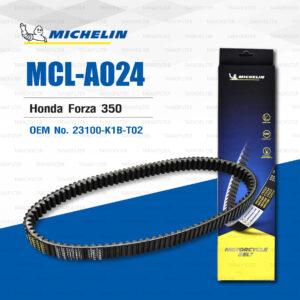 MICHELIN สายพานสำหรับสกู๊ตเตอร์ Honda Forza 350 [ MCL-A024 ] ใช้แทน 23100-K1B-T02
