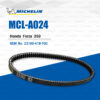 MICHELIN สายพานสำหรับสกู๊ตเตอร์ Honda Forza 350 [ MCL-A024 ] ใช้แทน 23100-K1B-T02