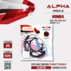 ALPHA SPROCKET สเตอร์หลัง 36 ฟัน (520) สีดำ ใช้สำหรับมอเตอร์ไซค์ Honda Rebel 300/ Rebel 500 / CB500X ('19>) [ APR0825.36 ]