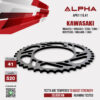 ALPHA SPROCKET สเตอร์หลัง 41 ฟัน (520) สีดำ ใช้สำหรับมอเตอร์ไซค์ Kawasaki Ninja250 / Ninja300 / Z250 / Z300 / Versys300 / Ninja400 / Z400 [ APR1119.41 ]