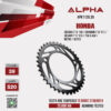 ALPHA SPROCKET สเตอร์หลัง 39 ฟัน (520) สีดำ ใช้สำหรับมอเตอร์ไซค์ Honda CB500X ('13-'18) / CBR500R ('13-'21) / CB500F ('13-'21) / 750 X-Adv / NC700 / NC750 [ APR1128.39 ]