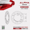 ALPHA SPROCKET สเตอร์หลัง 48 ฟัน (520) สีดำ ใช้สำหรับมอเตอร์ไซค์ Kawasaki KLX250 / D-tracker250 [ APR1316.48 ]