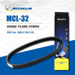 MICHELIN สายพานสำหรับสกู๊ตเตอร์ Yamaha Grand Filano Hybrid [ MCL-32 ] ใช้แทน B8B-E7641-00