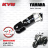 KYB โช๊คน้ำมัน ตรงรุ่น เปลี่ยน Yamaha XMAX 300 XMAX300 ปี '17 ขึ้นไป【 SD2-1000-4 】โช๊คคู่หลัง/สปริงดำ [ โช๊ค KYB แท้ ประกันโรงงาน 1 ปี ]