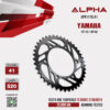 ALPHA SPROCKET สเตอร์หลัง 41 ฟัน ใช้สำหรับ Yamaha YZF-R3 / MT-03 [ APR1119.41 ]